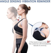 Smart Posture Corrector Brace with Vibration Reminder – Adjustable Back & Shoulder Support for Men & Women