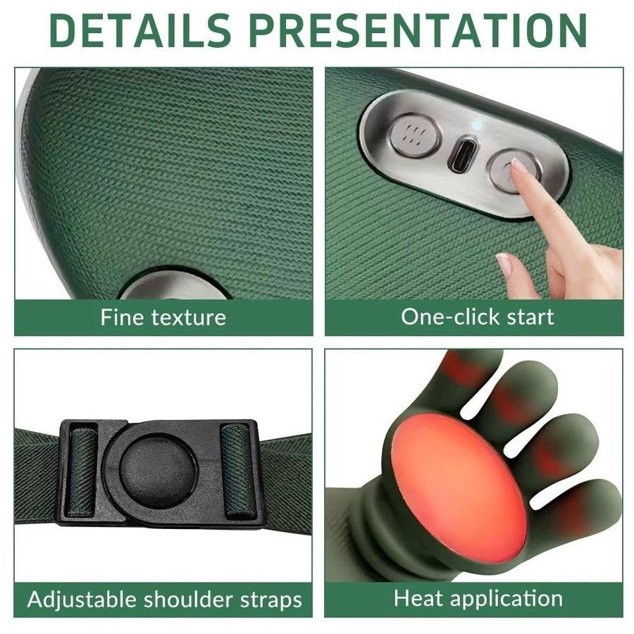 Electric Neck & Shoulder Massager with Heat – Deep Tissue Relaxation & Pain Relief Device